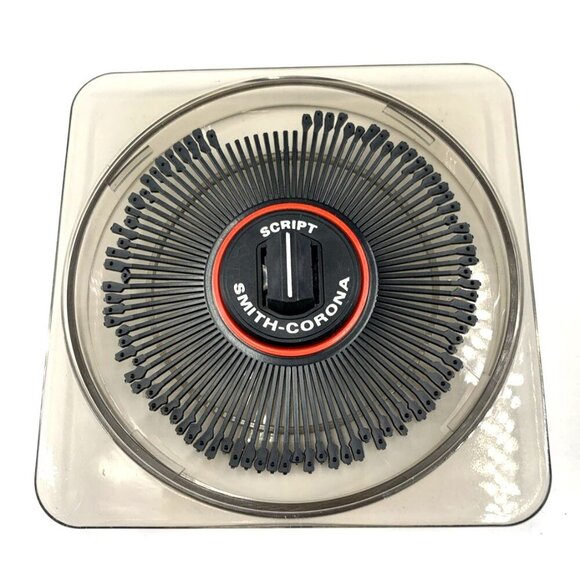 Smith Corona Printwheel Lot of 2 Script 946 Pica 300 10 Red Ring Original Boxes - Picture 6 of 7